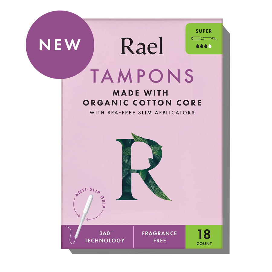 Super Slim Applicator Tampons Made With Organic Cotton B6