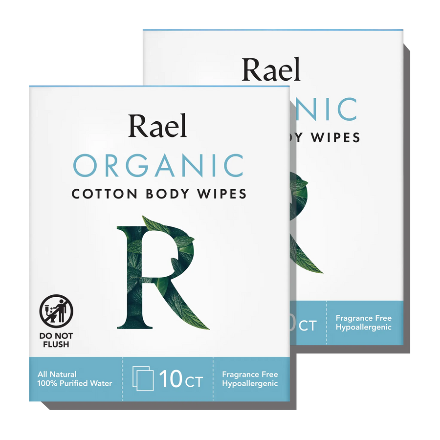 Organic Cotton Body Wipes - 2 Pack B8