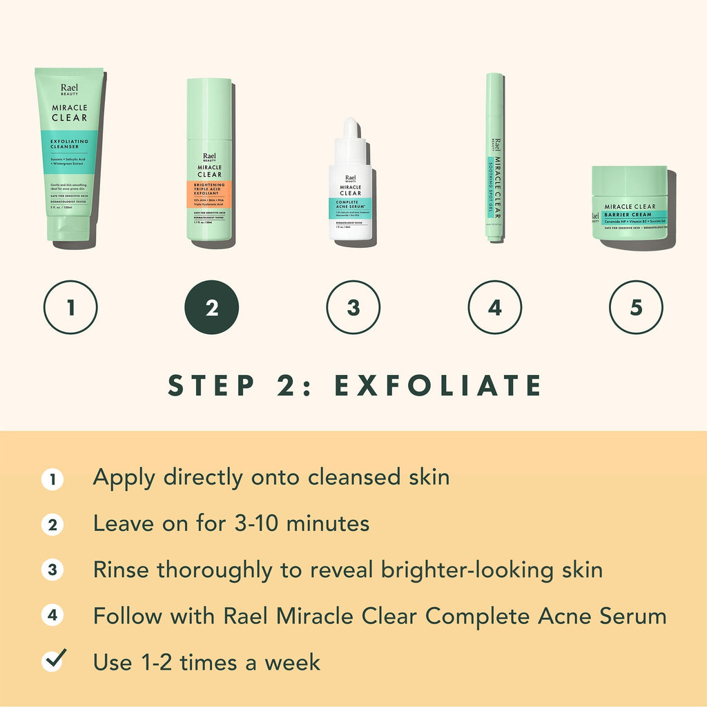 Miracle Clear Brightening Triple Acid Exfoliant