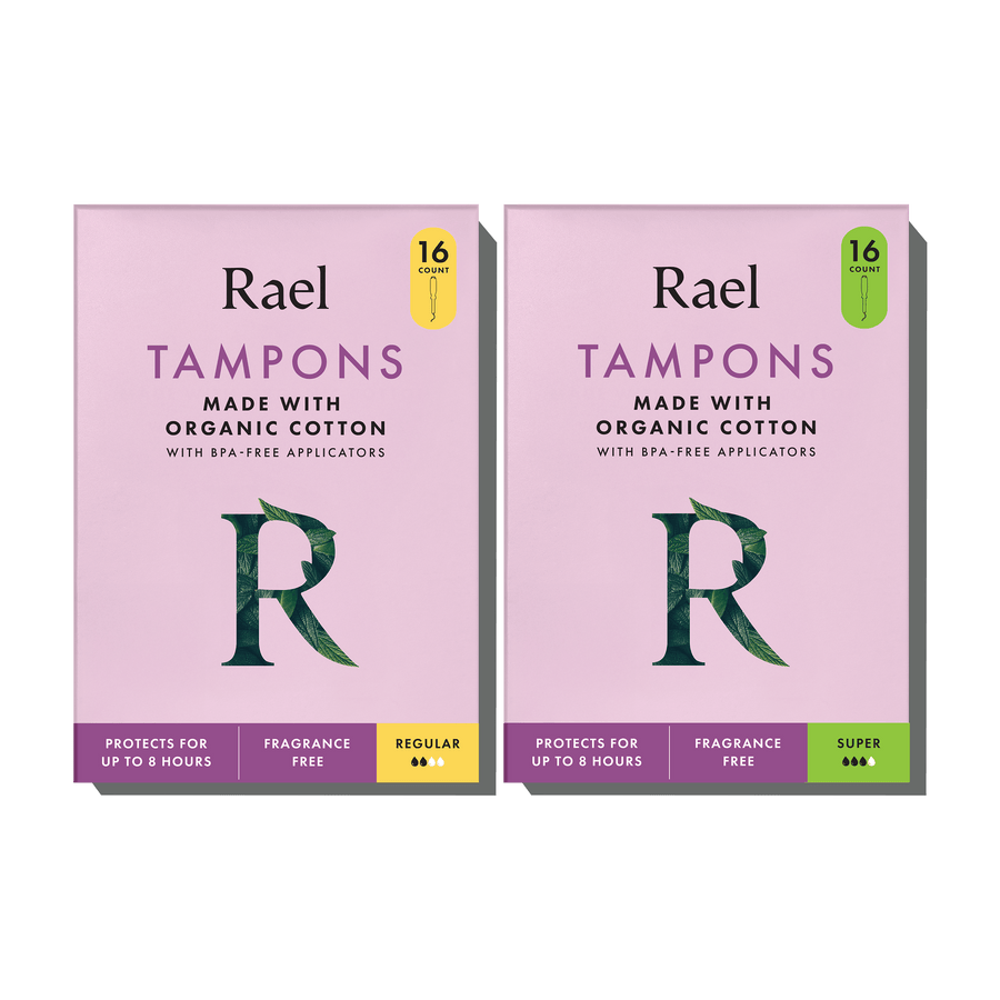 Tampon Variety Pack Made With Organic Cotton N8